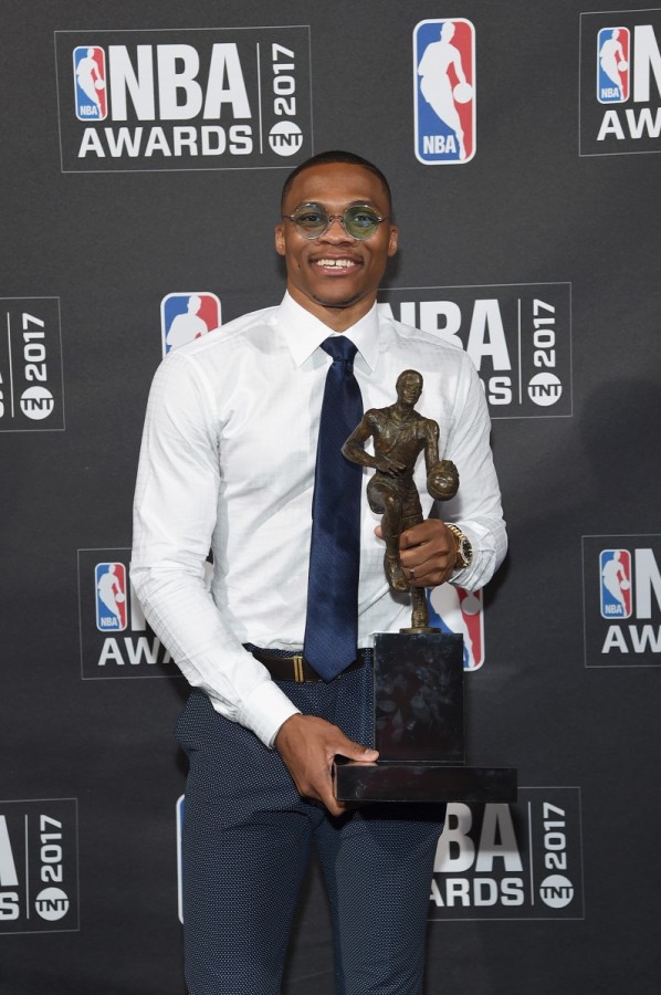 Russell Westbrookot, az Oklahoma City Thunder kosarasát választották meg az NBA elmúlt idényének legjobbjává.